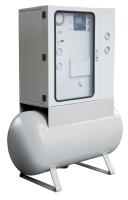 Газовый смеситель двухкомпонентный Pusher M281-50 50m3/h; обл. прим.: Углеки́слый газ,  Аргон, Азот, Кислород, Гелий, Водород; входное давление: 7 - 10 бар; выходное давление: 0,5 - 4 бара; газовые соединения: 0.5”FNPT, 1”FNPT